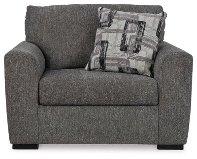 Gardiner Oversized Chair - Dark Gray Arm Chair modern furniture Contempo Furniture