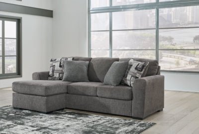 Gardiner Sofa Chaise - Dark Gray Stationary Sofa modern furniture Contempo Furniture