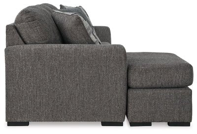 Gardiner Sofa Chaise - Dark Gray Stationary Sofa modern furniture Contempo Furniture