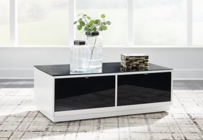 Gardoni Coffee Table - White Cocktail Table modern furniture Contempo Furniture