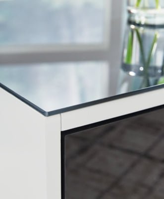 Gardoni End Table - White End Table modern furniture Contempo Furniture