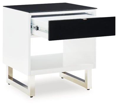 Gardoni End Table - White End Table modern furniture Contempo Furniture