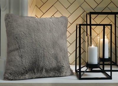 Gariland Pillow (Set of 4) - Gray | Ashley Furniture