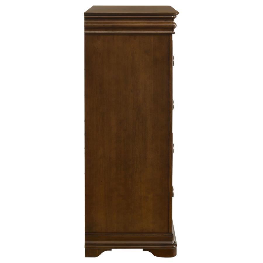 Garland - 4 - Drawer Bedroom Chest Of Drawers - Brown Cherry Accent Chest modern furniture Contempo Furniture