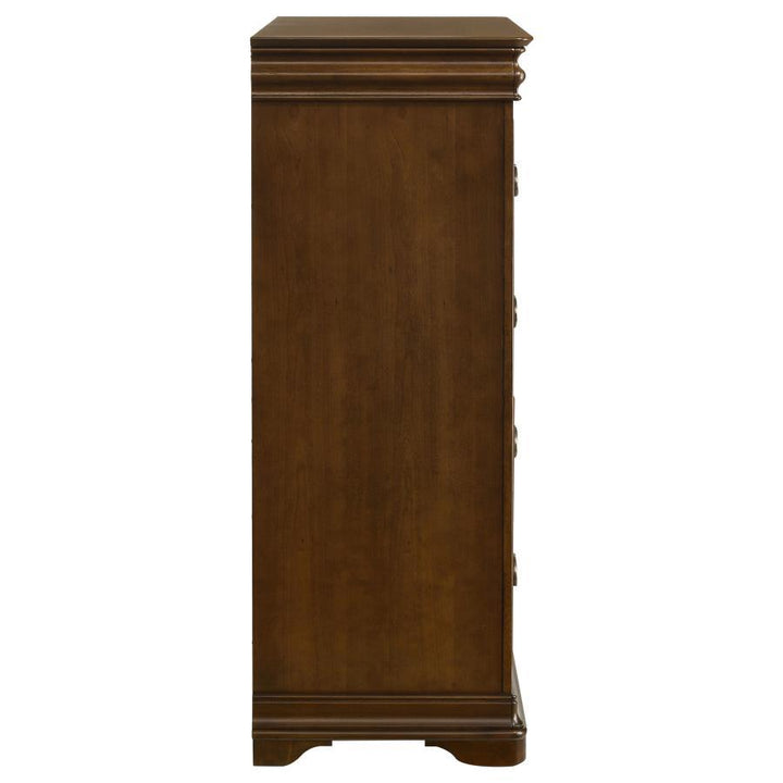 Garland - 4 - Drawer Bedroom Chest Of Drawers - Brown Cherry Accent Chest modern furniture Contempo Furniture