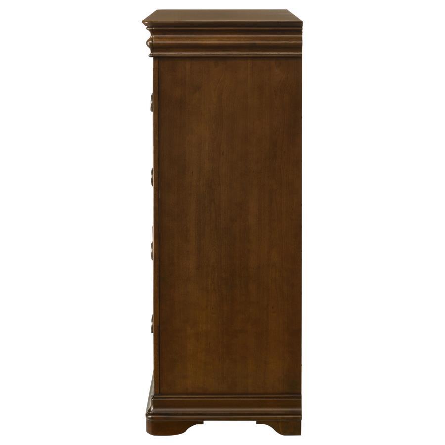 Garland - 4 - Drawer Bedroom Chest Of Drawers - Brown Cherry Accent Chest modern furniture Contempo Furniture