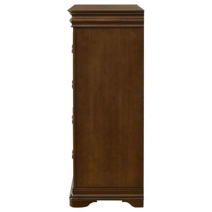Garland - 4 - Drawer Bedroom Chest Of Drawers - Brown Cherry Accent Chest modern furniture Contempo Furniture