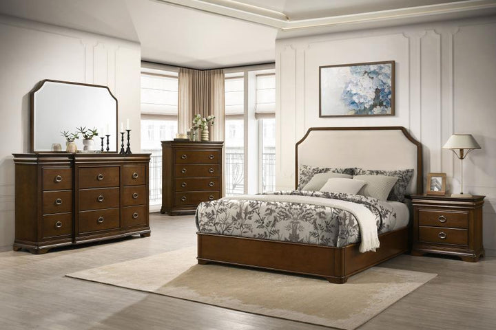 Garland - Dresser Mirror - Brown Cherry Mirror modern furniture Contempo Furniture