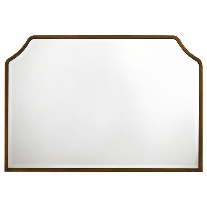 Garland - Dresser Mirror - Brown Cherry Mirror modern furniture Contempo Furniture