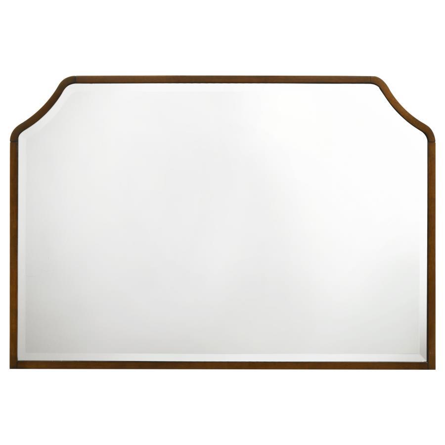Garland - Dresser Mirror - Brown Cherry Mirror modern furniture Contempo Furniture