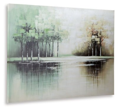 Garlenridge Wall Art - Green Canvas Art modern furniture Contempo Furniture