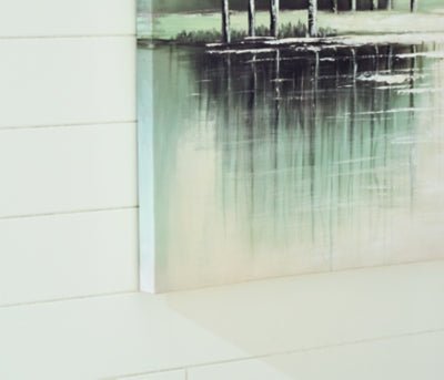 Garlenridge Wall Art - Green Canvas Art modern furniture Contempo Furniture