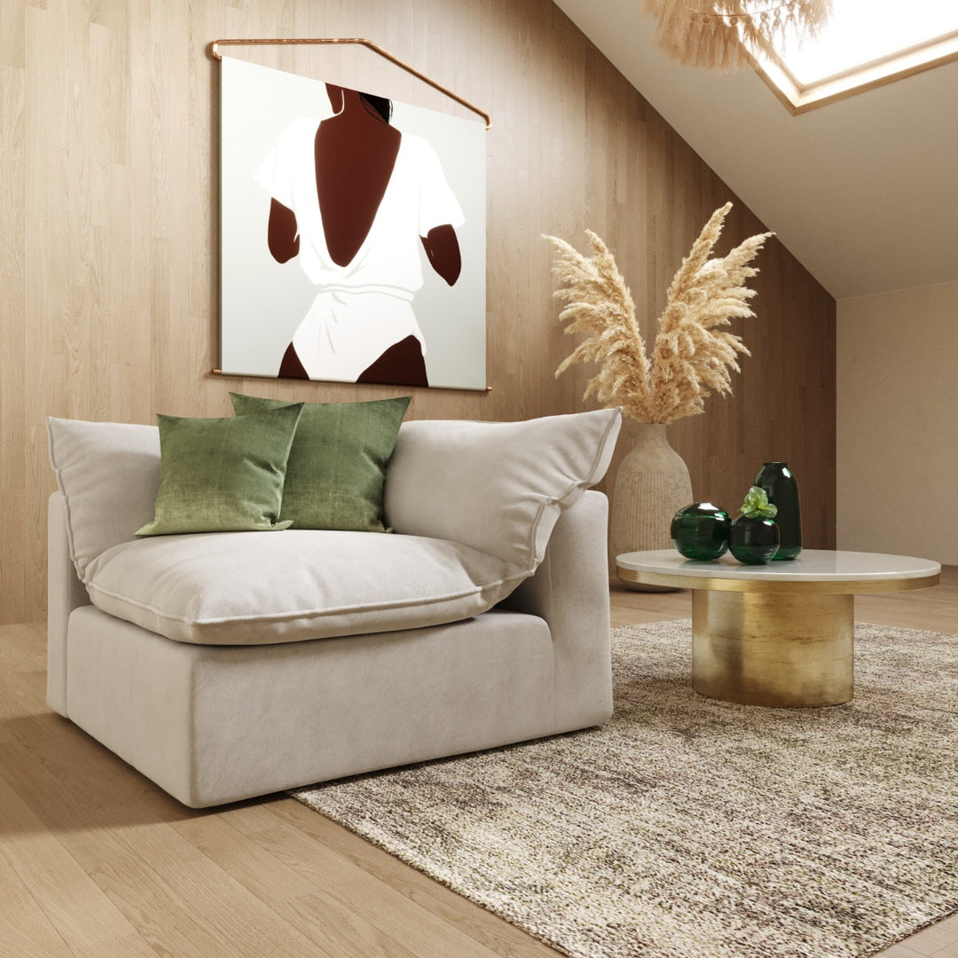 Garman - Modern Light Grey Corner