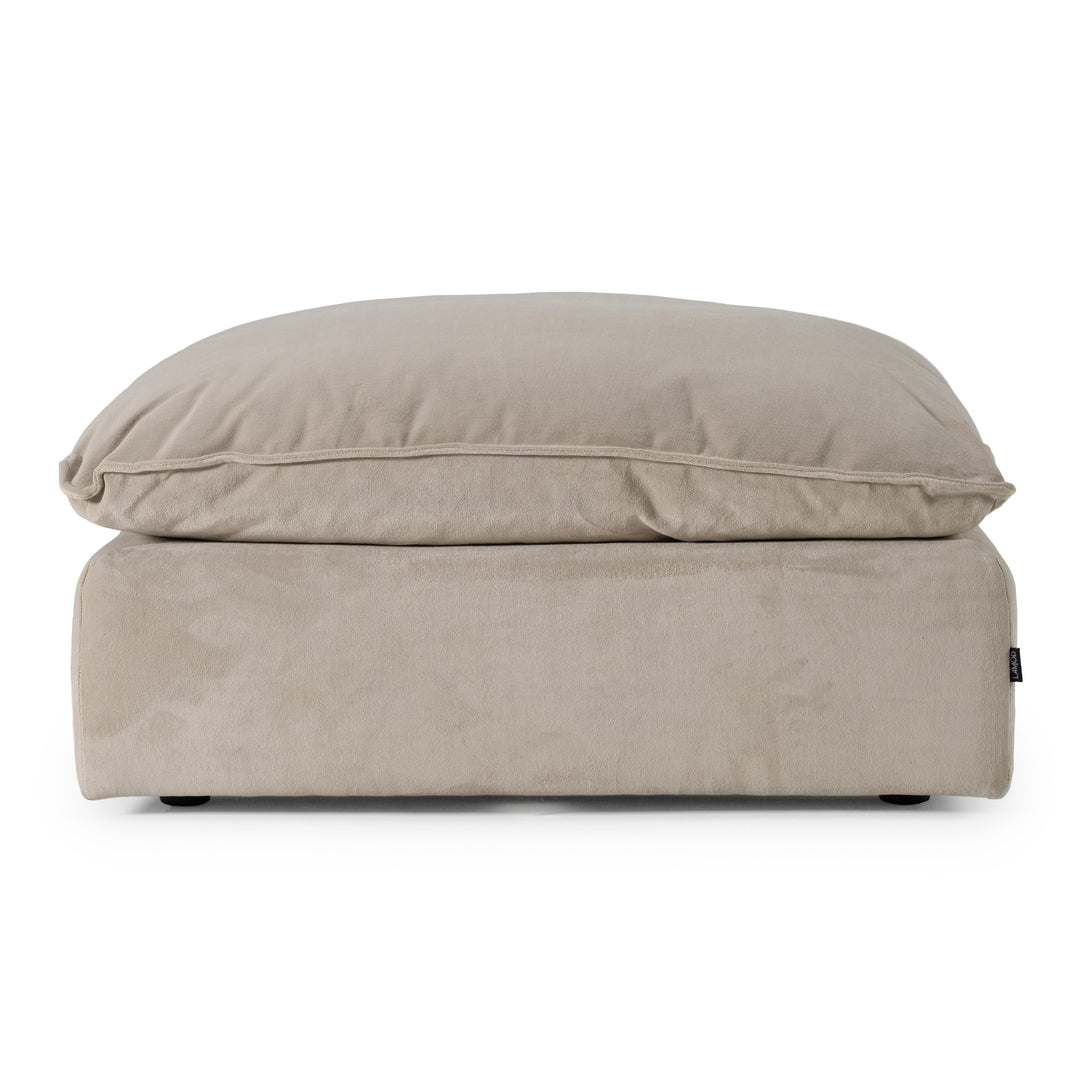 Garman - Modern Light Grey Ottoman