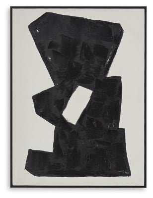 Garviery Wall Art - Black Canvas Art modern furniture Contempo Furniture
