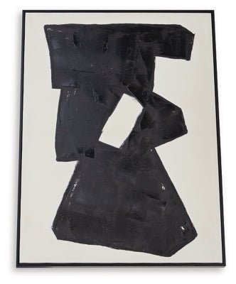 Garviery Wall Art - Black Canvas Art modern furniture Contempo Furniture