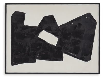 Garviery Wall Art - Black Canvas Art modern furniture Contempo Furniture