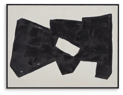 Garviery Wall Art - Black Canvas Art modern furniture Contempo Furniture