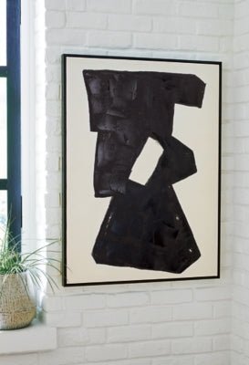 Garviery Wall Art - Black Canvas Art modern furniture Contempo Furniture