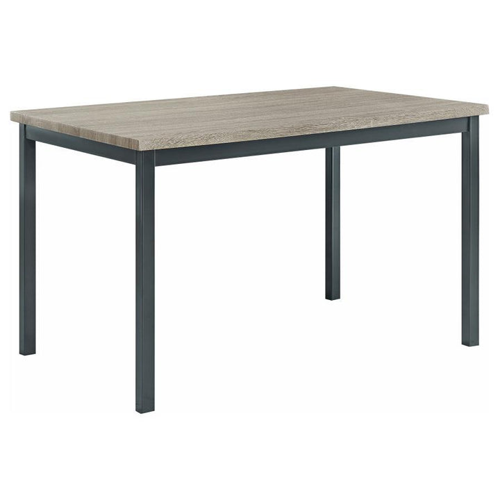 Garza - Rectangular Composite Wood Dining Table - Gray Dining Table modern furniture Contempo Furniture
