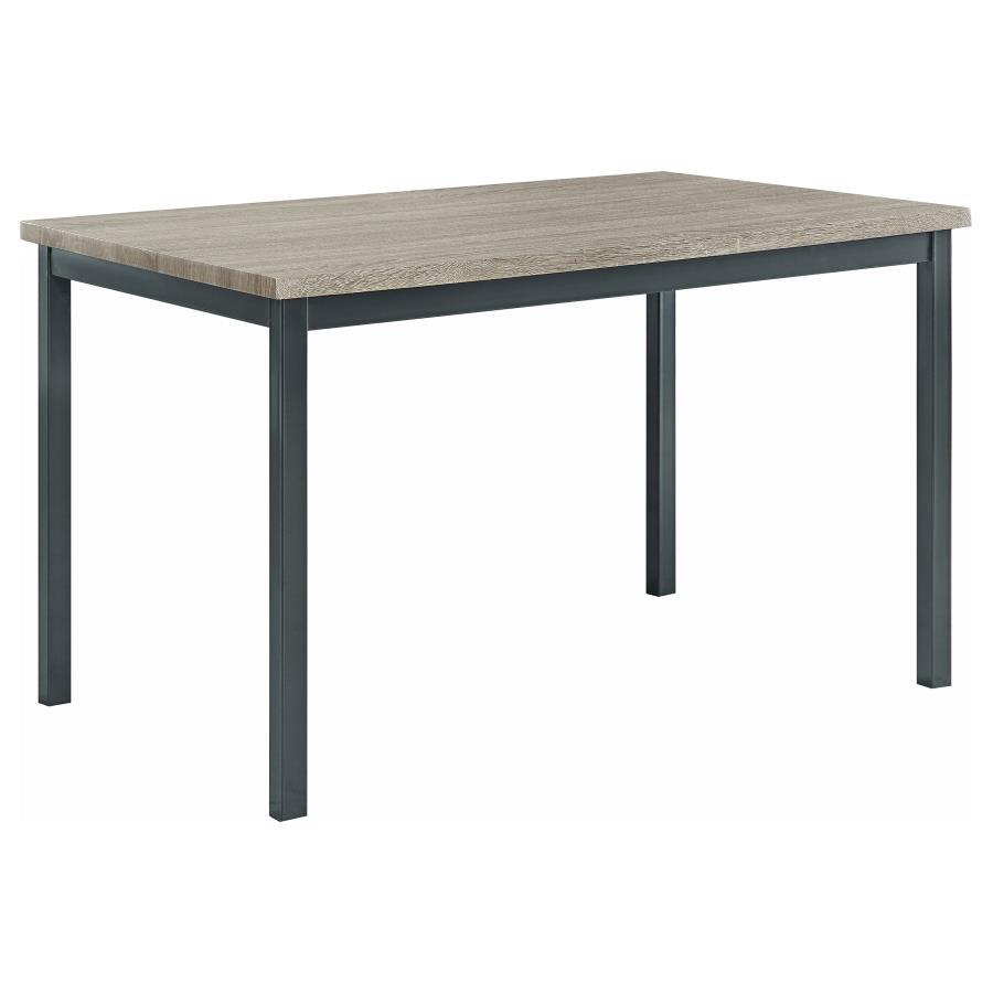 Garza - Rectangular Composite Wood Dining Table - Gray Dining Table modern furniture Contempo Furniture