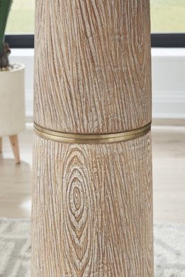 Gasparleigh Floor Lamp - Light Brown Floor Lamp modern furniture Contempo Furniture