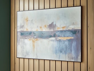 Gatesford Wall Art - Blue Canvas Art modern furniture Contempo Furniture