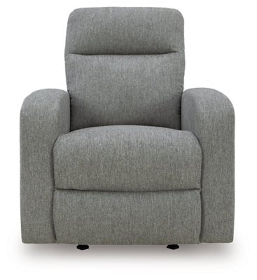 Gauntlet Recliner - Gray Rocker Chair modern furniture Contempo Furniture