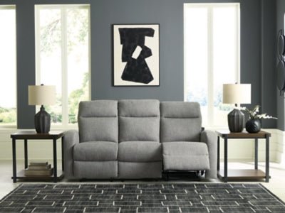 Gauntlet Reclining Sofa - Gray Reclining Sofa modern furniture Contempo Furniture