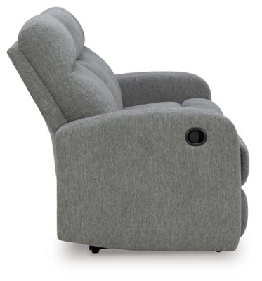 Gauntlet Reclining Sofa - Gray Reclining Sofa modern furniture Contempo Furniture