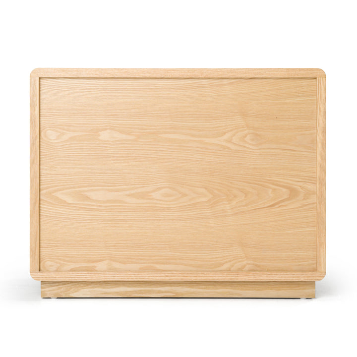Gavin - Modern Natural Ash + Rattan Nightstand