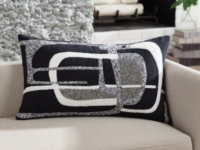 Gavrileigh Pillow (Set of 4) - Black Throw Pillow modern furniture Contempo Furniture