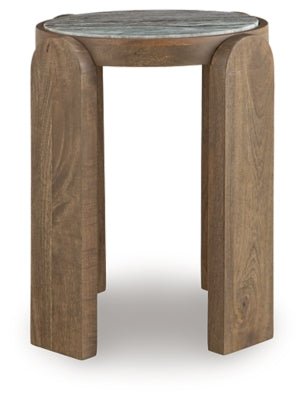 Gavrilley Accent Table - Light Brown Accent Table modern furniture Contempo Furniture