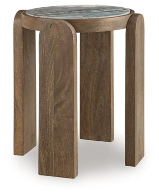 Gavrilley Accent Table - Light Brown Accent Table modern furniture Contempo Furniture