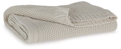 Gayelery Throw - Beige Throw modern furniture Contempo Furniture