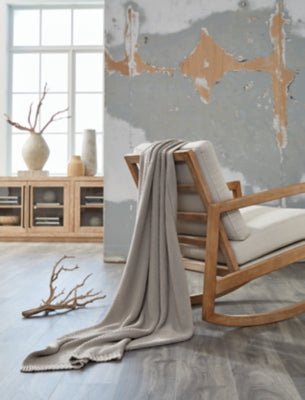 Gayelery Throw - Gray Throw modern furniture Contempo Furniture