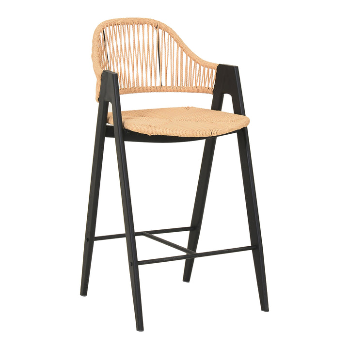 Gayle - Modern Rattan Counter Stool Set of 2