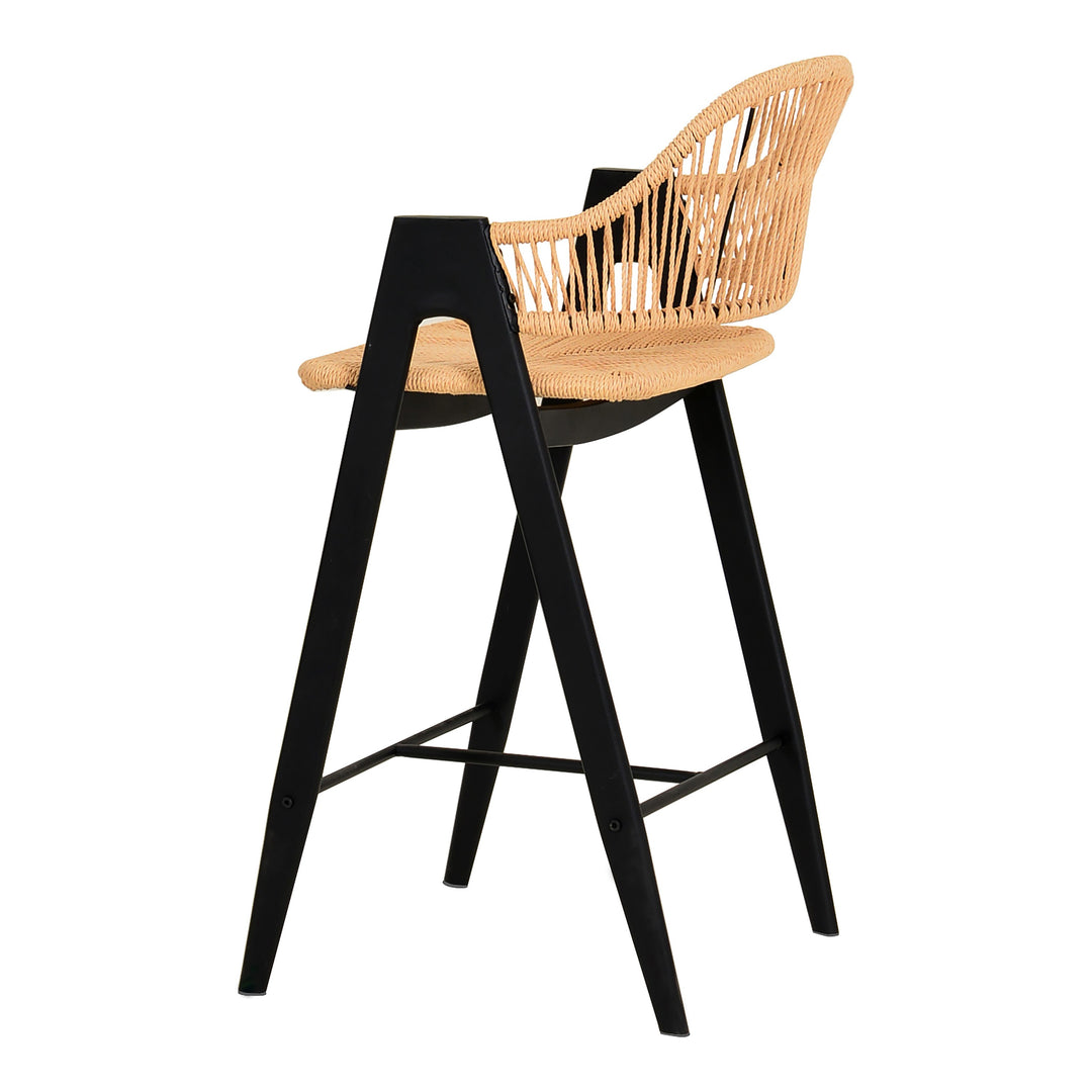 Gayle - Modern Rattan Counter Stool Set of 2