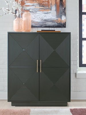 Geirwood Accent Cabinet - Dark Green Accent Cabinet modern furniture Contempo Furniture