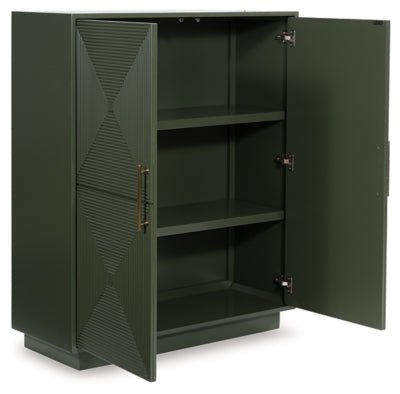 Geirwood Accent Cabinet - Dark Green Accent Cabinet modern furniture Contempo Furniture