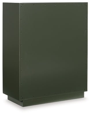 Geirwood Accent Cabinet - Dark Green Accent Cabinet modern furniture Contempo Furniture