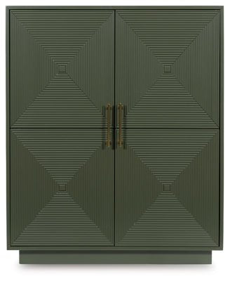 Geirwood Accent Cabinet - Dark Green Accent Cabinet modern furniture Contempo Furniture