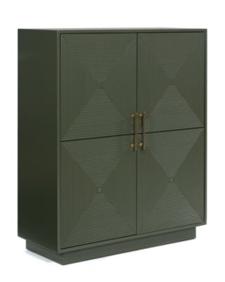 Geirwood Accent Cabinet - Dark Green | Ashley Furniture