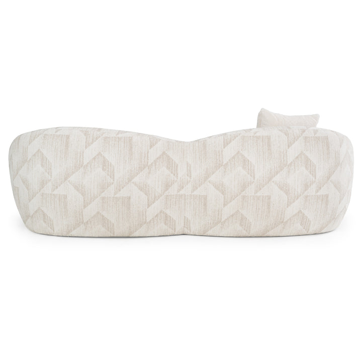 Gentle - Modern Beige Pattern Fabric Sofa
