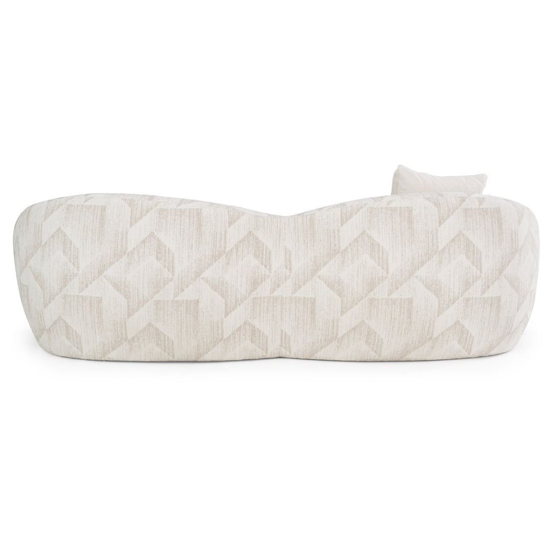 Gentle - Modern Beige Pattern Fabric Sofa