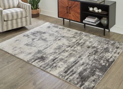 Gerdie 7'10" x 10' Rug - Pearl Silver Accent Rug modern furniture Contempo Furniture