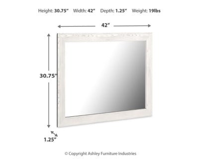 Gerridan Bedroom Mirror - White Mirror modern furniture Contempo Furniture