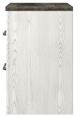 Gerridan Nightstand - White Accent Nightstand modern furniture Contempo Furniture