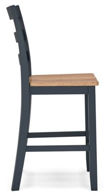 Gesthaven Counter Height Barstool - Blue Stool Set modern furniture Contempo Furniture