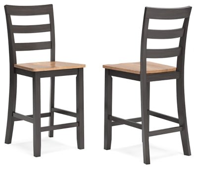 Gesthaven Counter Height Barstool - Dark Brown Stool Set modern furniture Contempo Furniture